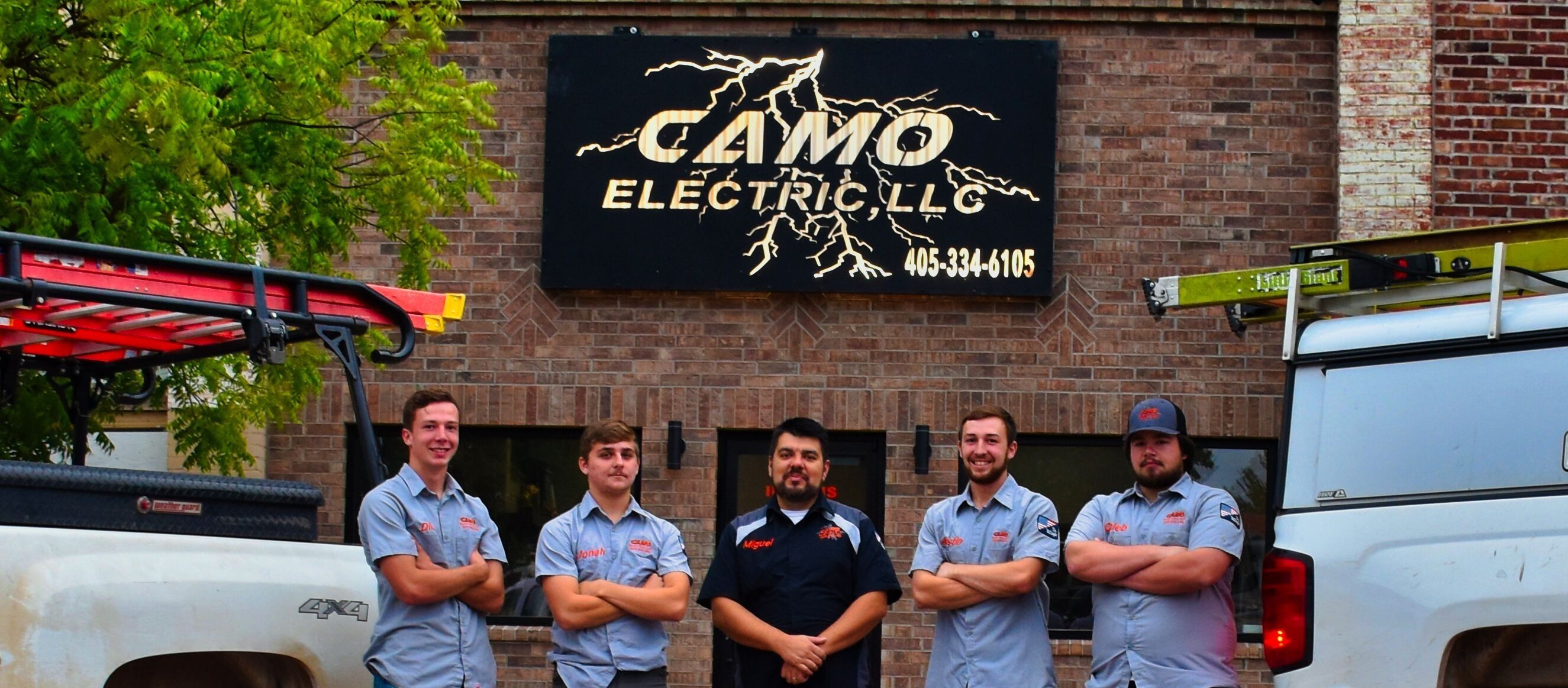 Camo Electric service truck